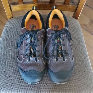 brown Thorogood size 13 m shoes, steel toe